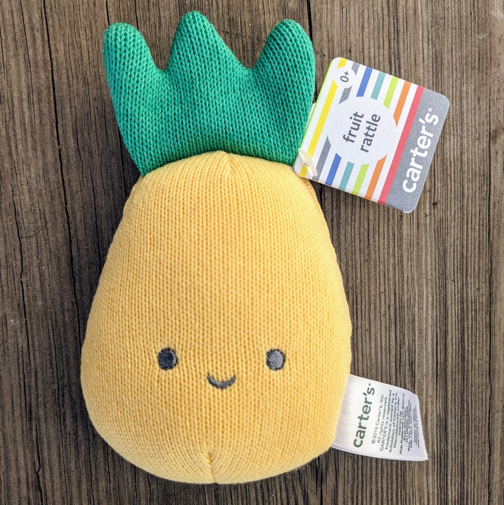 CARTER'S Fruit Rattle 0+ NWT